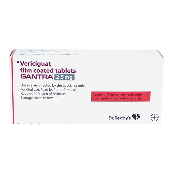GANTRA 2.5mg Tablet 14's