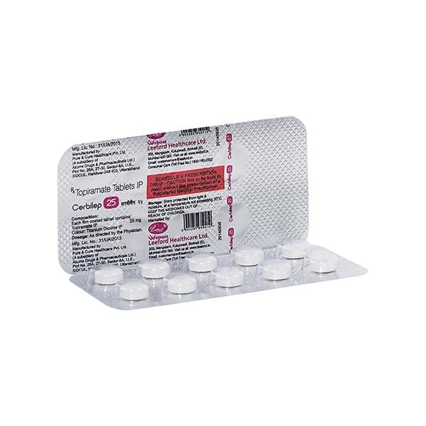 CERBILEP 25 Tablet 10's