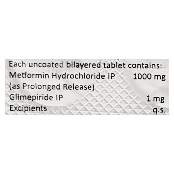Obimet GX Forte 1mg Tablet 10'S