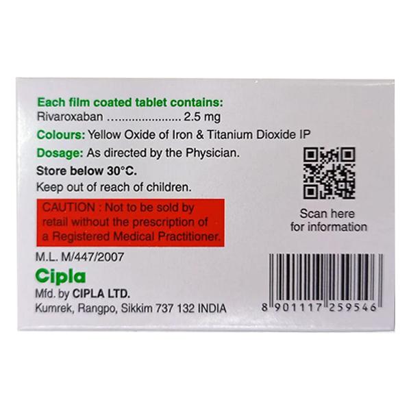 RIVAZEST 2.5 Tablet 14's