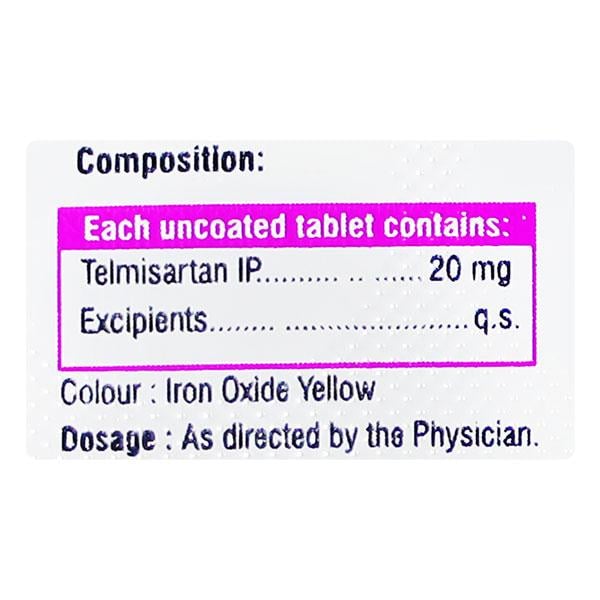 TELMIRAL 20 Tablet 10's