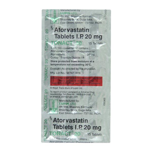 Tonact 20mg Tablet 15'S