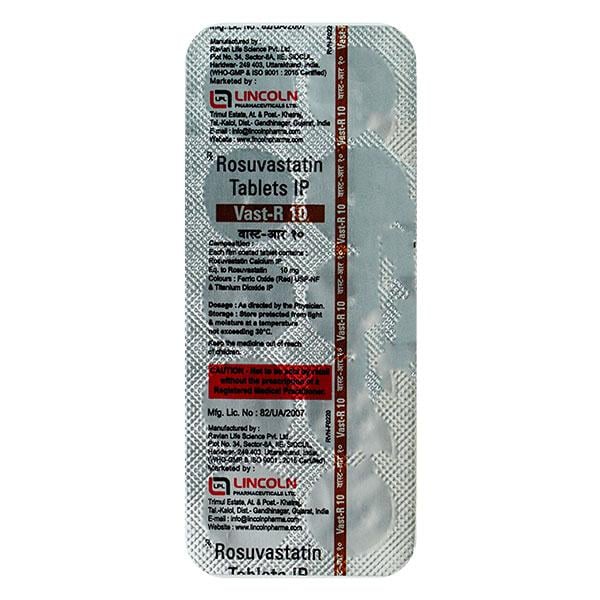 Vast R 10mg Tablet 10'S