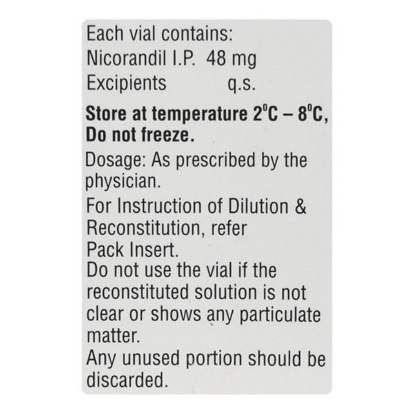 Nicostar 48mg Injection 1'S