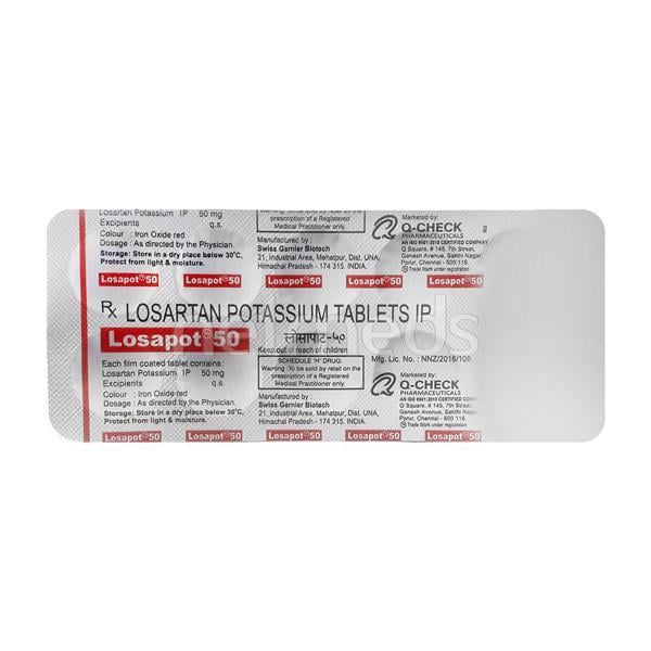 Losapot 50mg Tablet 10'S