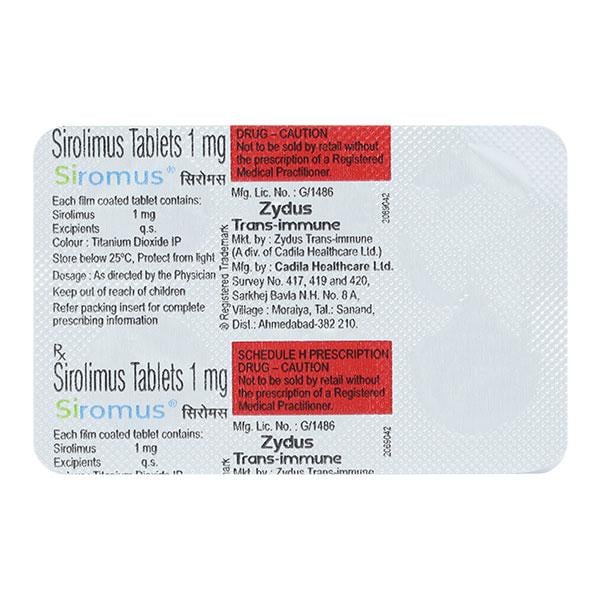 Siromus 1mg Tablet 6'S