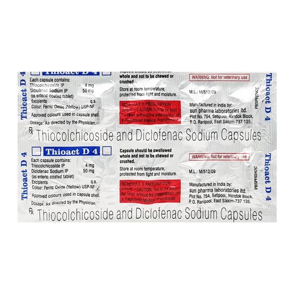 Thioact D 4mg Capsule 10'S