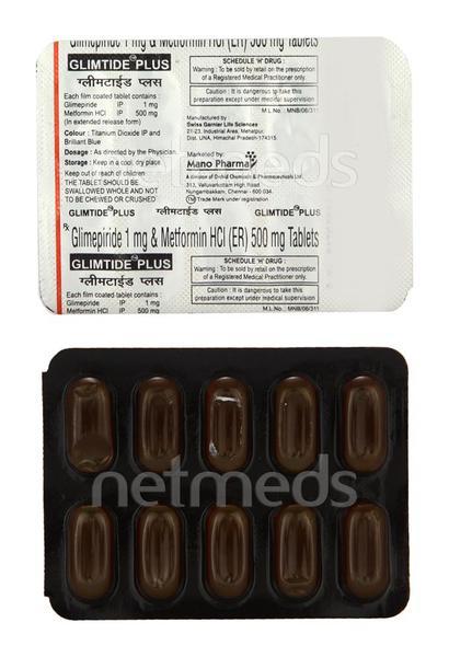 Glimtide Plus Tablet 10'S