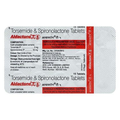 ALDACTONE T 5 Tablet 15's