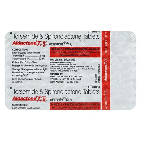 ALDACTONE T 5 Tablet 15's