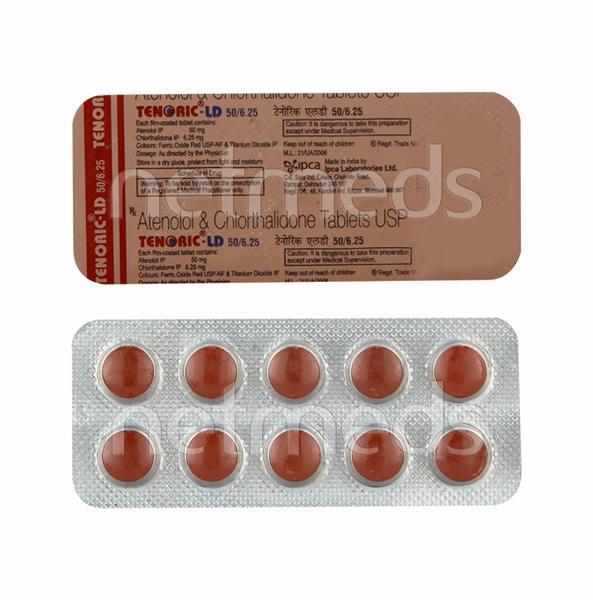 Tenoric LD 50/6.25mg Tablet 10'S