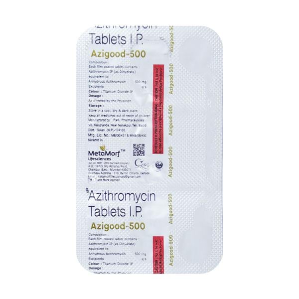 AZIGOOD 500 Tablet 3's