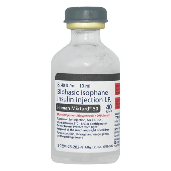Human Mixtard 50 40IU Injection 1X10ml