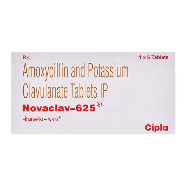 Novaclav 625mg Tablet 6'S