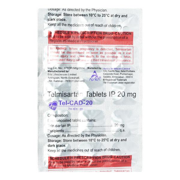 TELCAD 20 Tablet 15's (N)