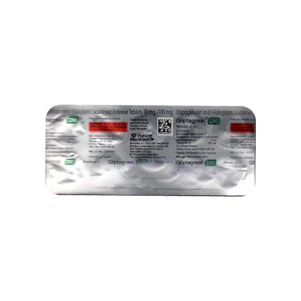 GLIPTAGREAT D 10 Tablet 10's