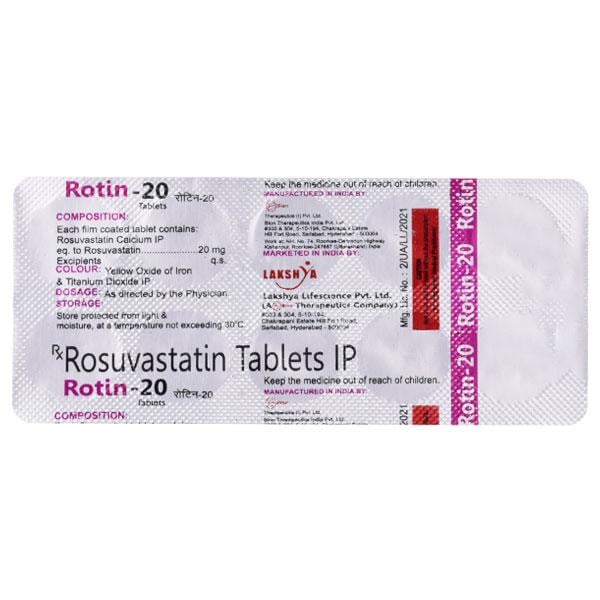 ROTIN 20mg Tablet 10's