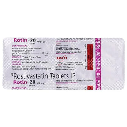 ROTIN 20mg Tablet 10's