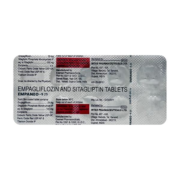 EMPANEO S 25 Tablet 10's