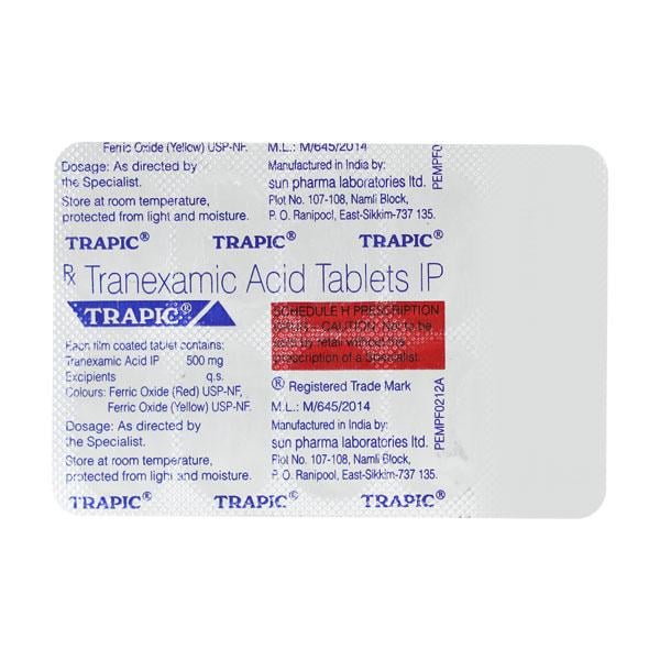 Trapic 500mg Tablet 10'S