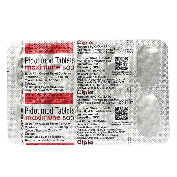 MAXIMUNE 800 Tablet 10's