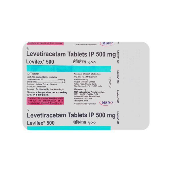 Levilex 500mg Tablet 10'S