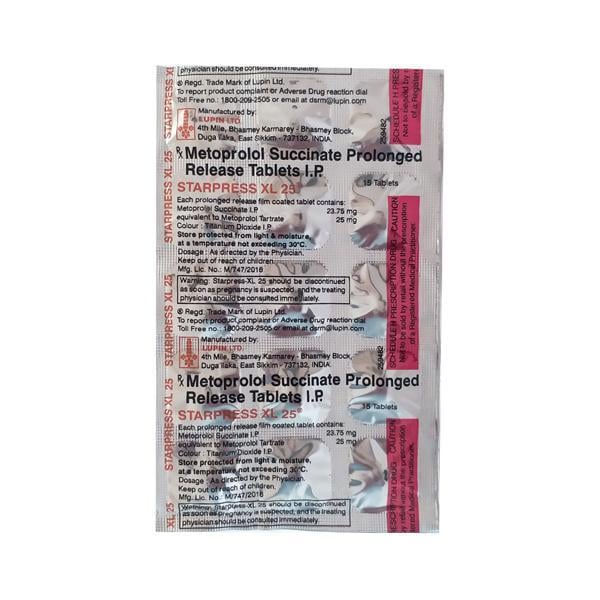 Starpress XL 25mg Tablet 15'S