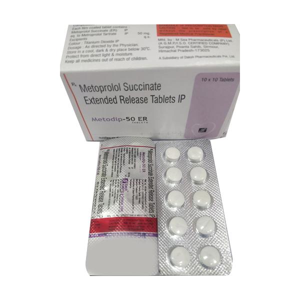 METODIP 50 ER Tablet 10's