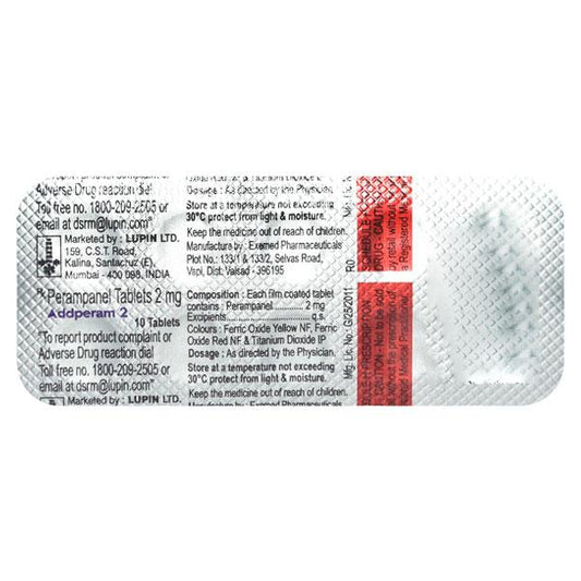 ADDPERAM 2 Tablet 10's