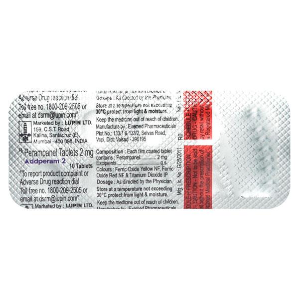 ADDPERAM 2 Tablet 10's