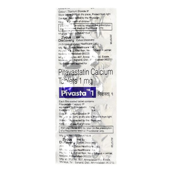 Pivasta 1mg Tablet 10'S
