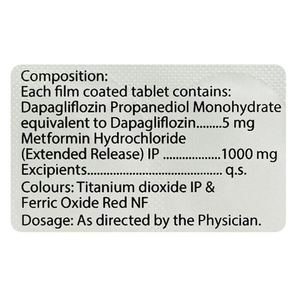 ZINODAP M 5/1000 Tablet 15's