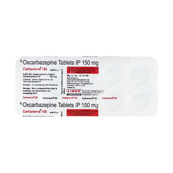 Carbanerve 150mg Tablet 10'S