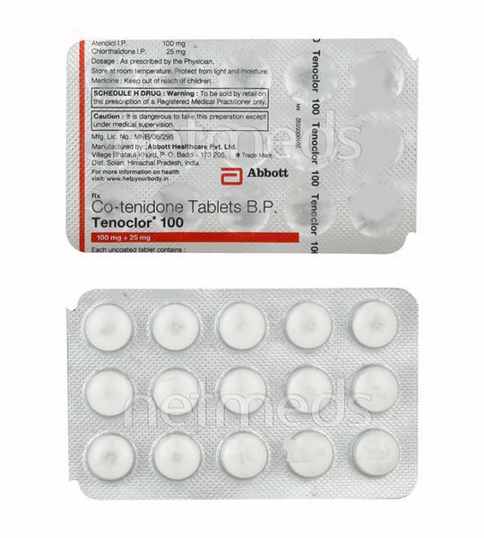 Tenoclor 100mg Tablet 15'S
