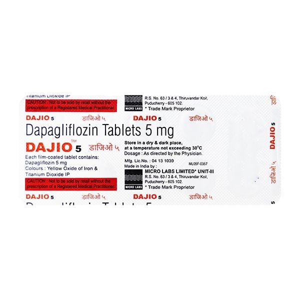 DAJIO 5 Tablet 10's