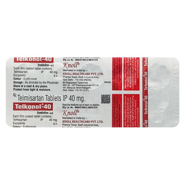TELKONOL 40 Tablet 10's