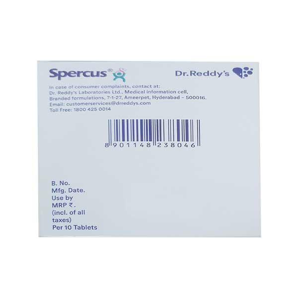 Spercus 1000/50/2.5/10 mg Tablet 10'S