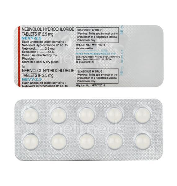Nevy 2.5mg Tablet 10'S