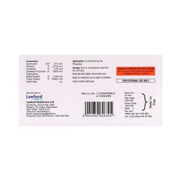 ITROSTRED OC Cream 25gm