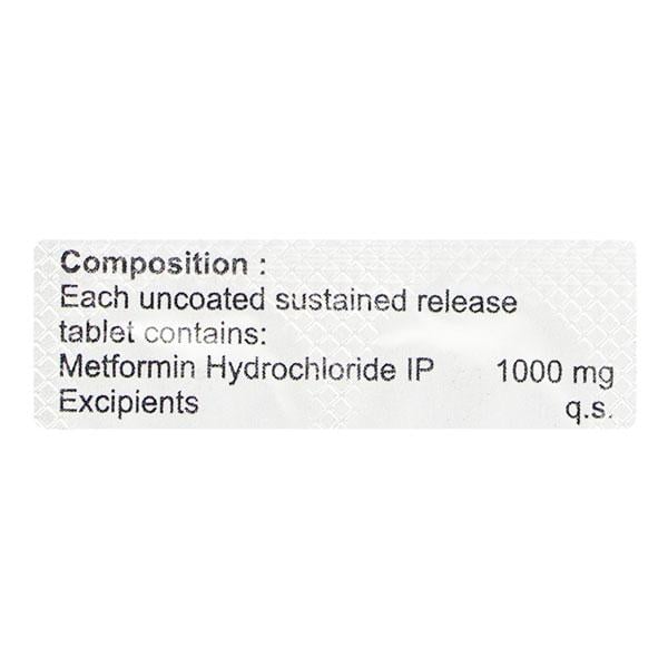 TENEMET SR 1000mg Tablet 10's