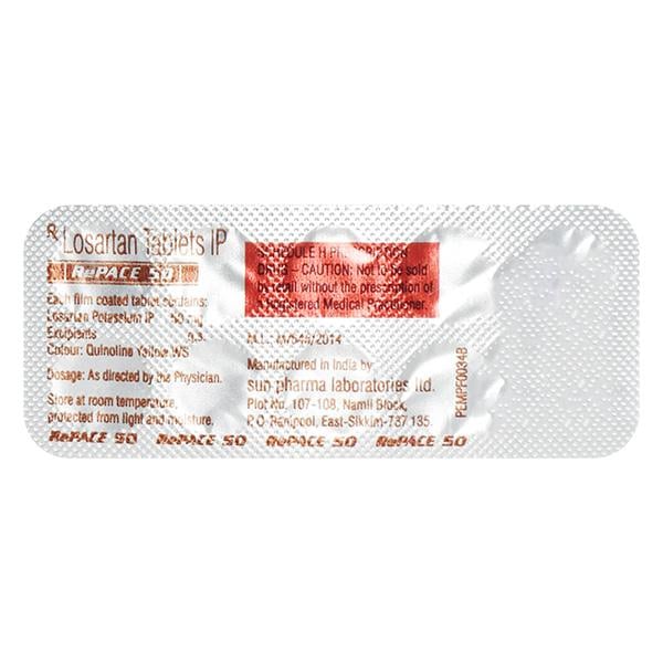 Repace 50mg Tablet 10'S