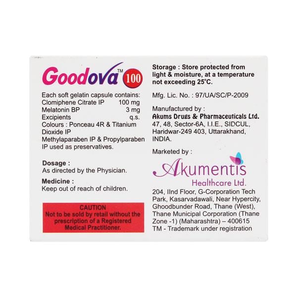 Goodova 100mg Capsule 5'S