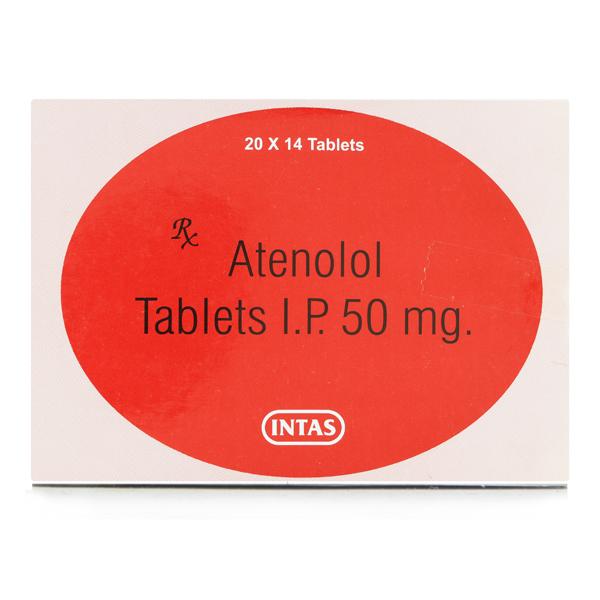 ATENOLOL(INTAS) 50mg Tablet 14's