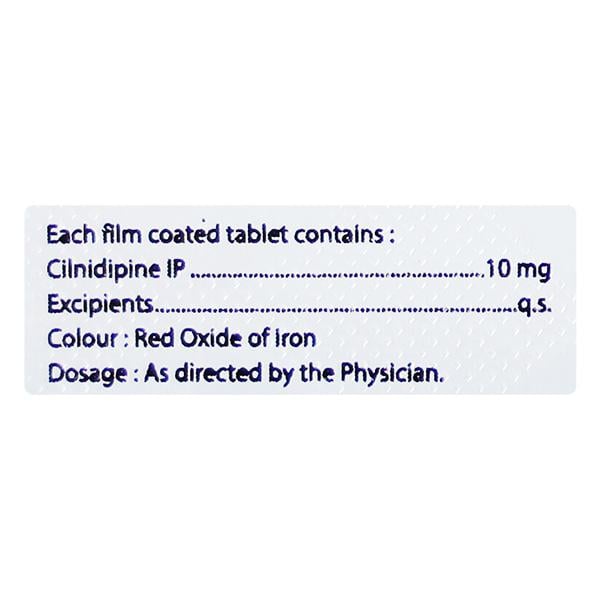 CILNIMET 10mg Tablet 10's