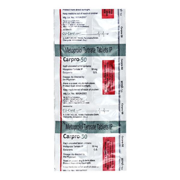 CARPRO 50 Tablet 10's