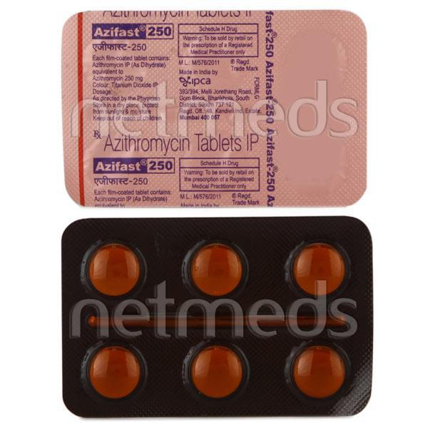 Azifast 250mg Tablet 6'S