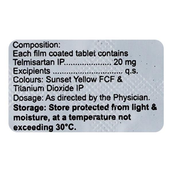 TELMIWOCK 20 Tablet 10's