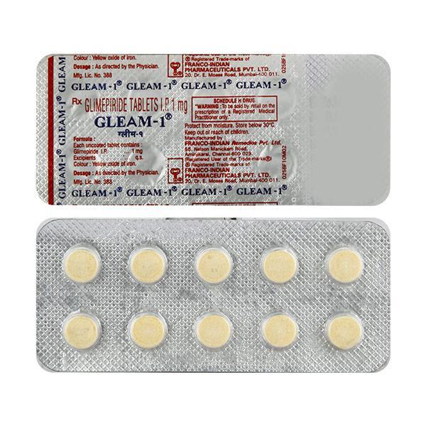 Gleam 1mg Tablet 10'S