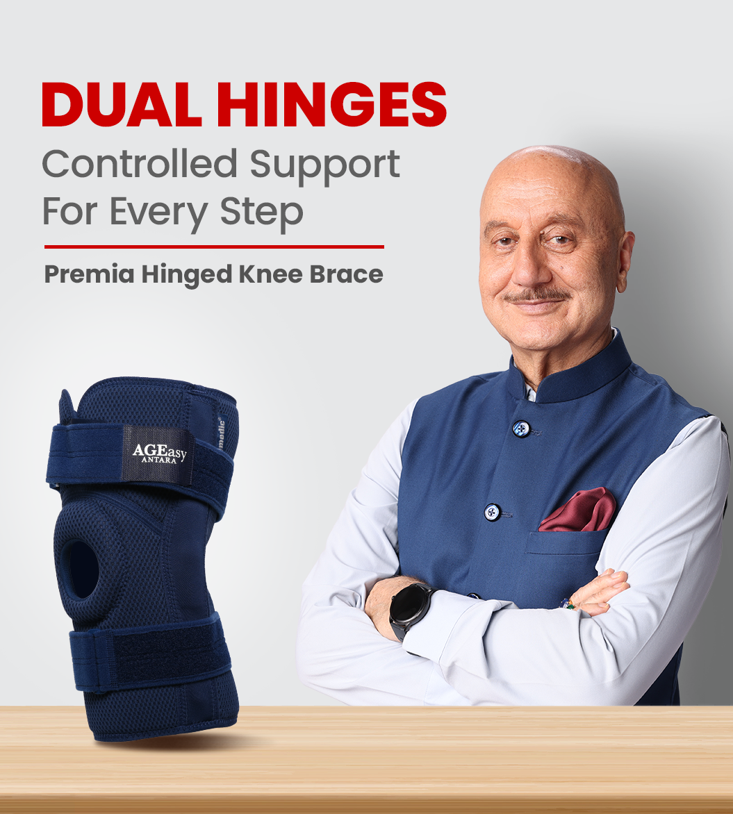 Premia Hinged Knee Brace with NeoFlex Material and Dual-Axis Hinges