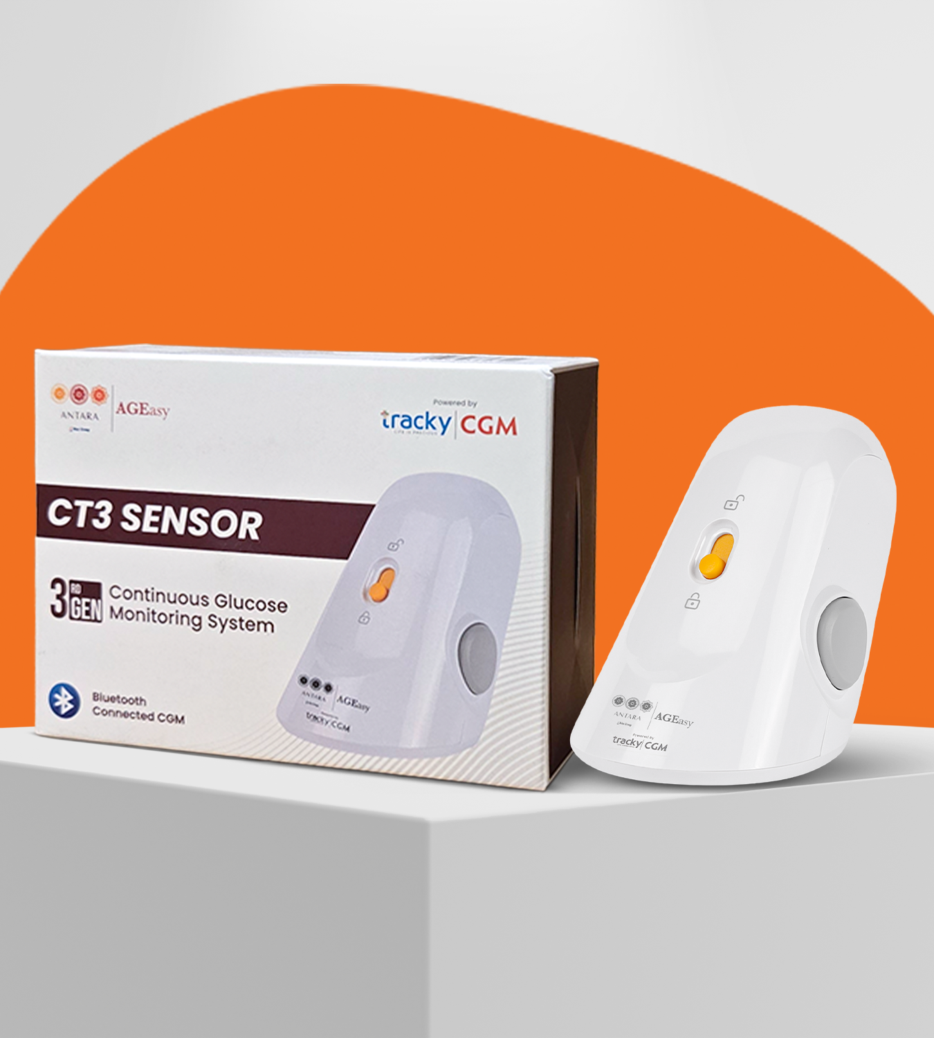 AGEasy x Tracky CGM (Only Sensor)